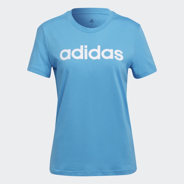 Blau LOUNGEWEAR Essentials Slim Logo T-Shirt 28869