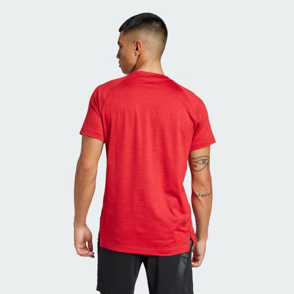 Red Gym+ Tee