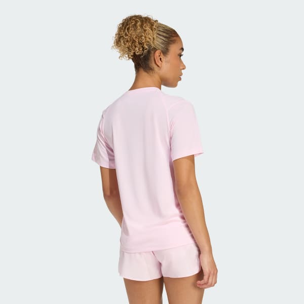 adidas adi365 Running Climacool Iconic T-shirt - Pink | Free