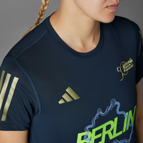 adidas BMW Berlin Marathon 2024 Event T Shirt Blue adidas Ireland