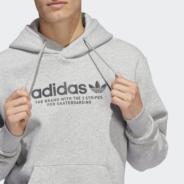 Szary Skateboarding 4.0 Logo Hoodie (uniseks)