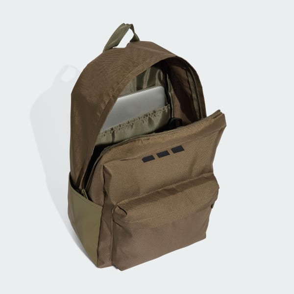 Green Classic 3 Bar Logo Backpack