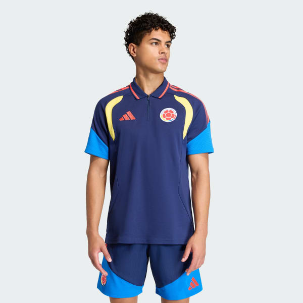 Azul Camiseta polo Tiro de Colombia 2026