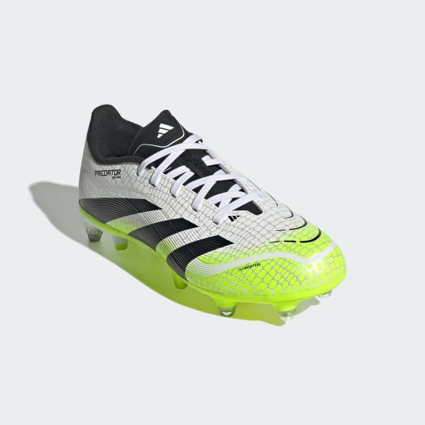 Hvit Predator League Soft Ground Fotballsko