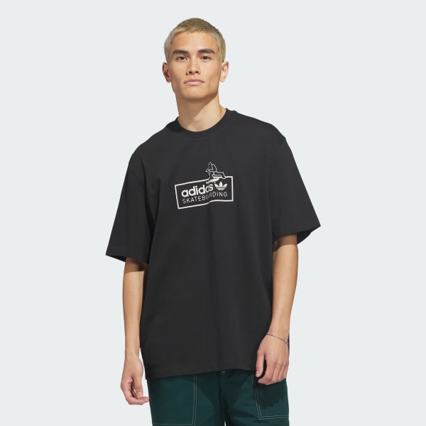 Noir T-shirt Skateboarding x Mark Gonzales Logo