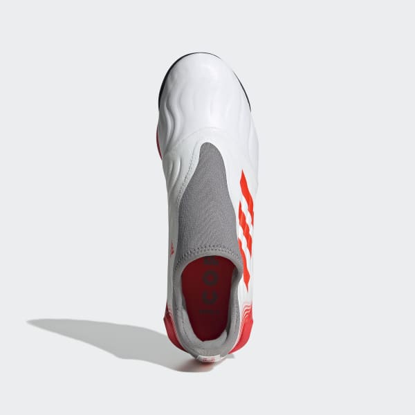 adidas Copa Sense.3 Laceless Turf Soccer Shoes - White | Men's Soccer ...