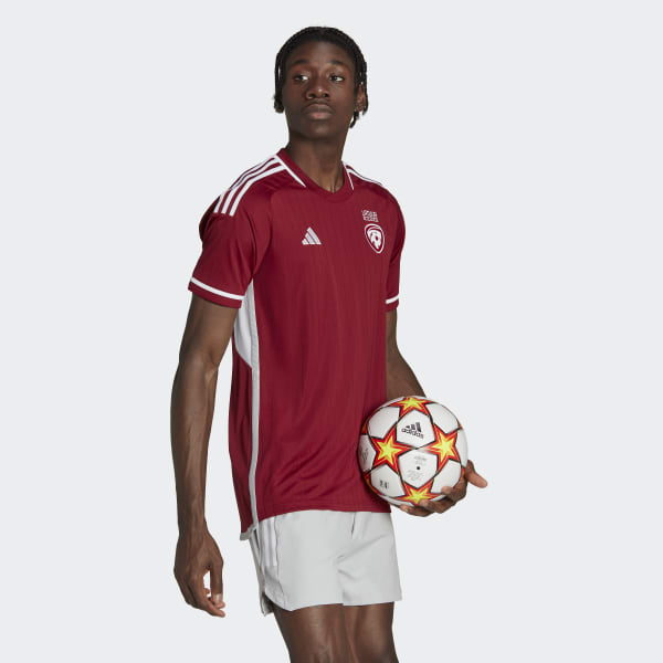 Red Latvia 22 Home Jersey D5606