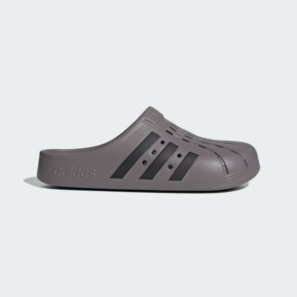 Grey Adilette Clogs