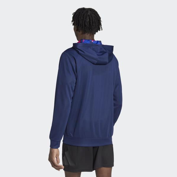 Niebieski Train Essentials Seasonal Training Full-Zip Jacket
