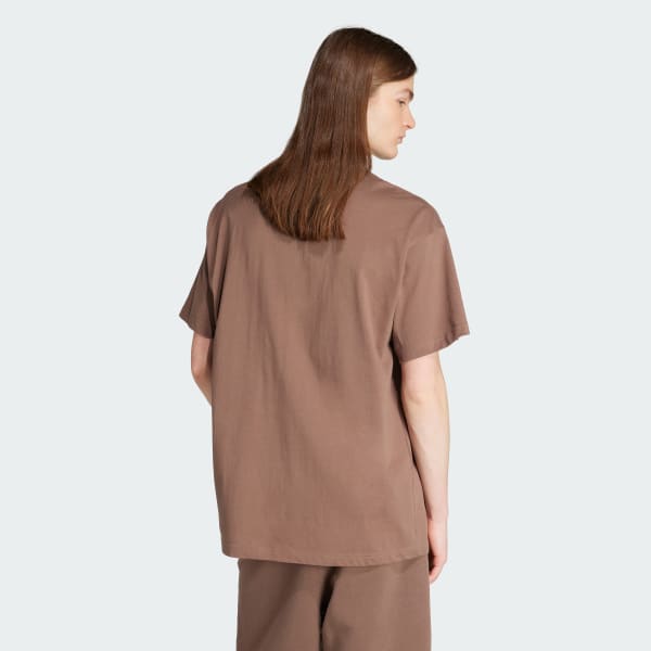 hnědá Tričko Essential Color Logo Oversized