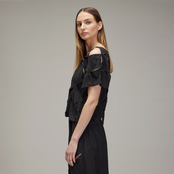 Black Y-3 Puzzle Top