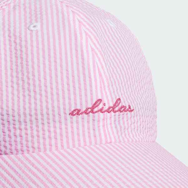 Pink Women's Seersucker Fashion Hat