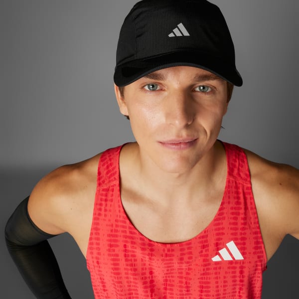 rood Adizero Running Singlet