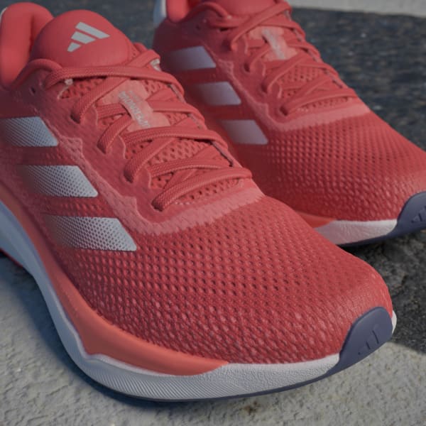 Red adidas runners sales
