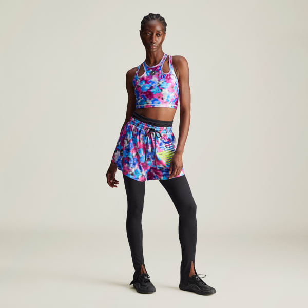 Turquoise adidas by Stella McCartney Printed Shorts