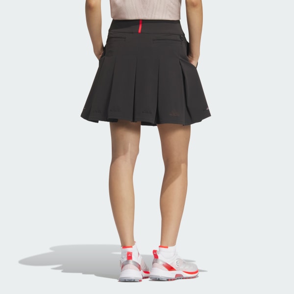 Black 아디제로 플리티드 스커트