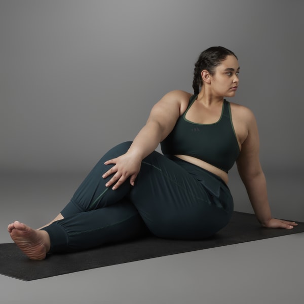 vert Pantalon de yoga Authentic Balance (Grandes tailles)
