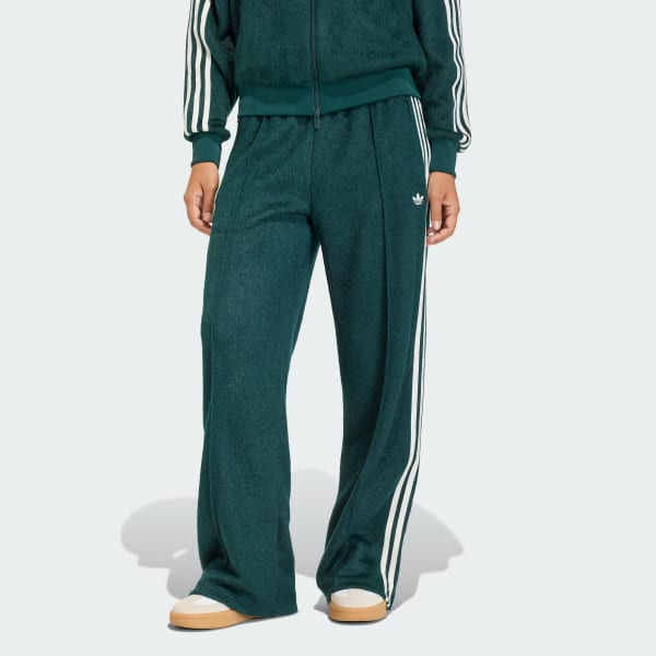 Gronn ADIDAS ORIGINALS MOHAIR FIREBIRD LOOSE TRACK Tracksuit Bottoms