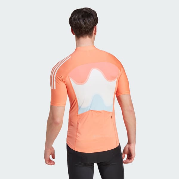 Naranja Camiseta de Ciclismo The Marimeko