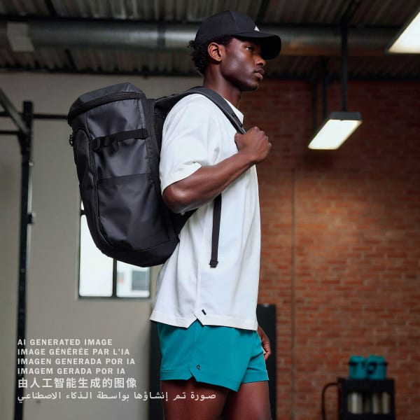 Gris Mochila adidas Hybrid