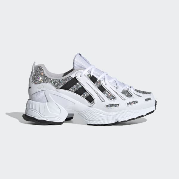 Women's EQT Gazelle Cloud White and Silver Metallic Shoes | adidas UK