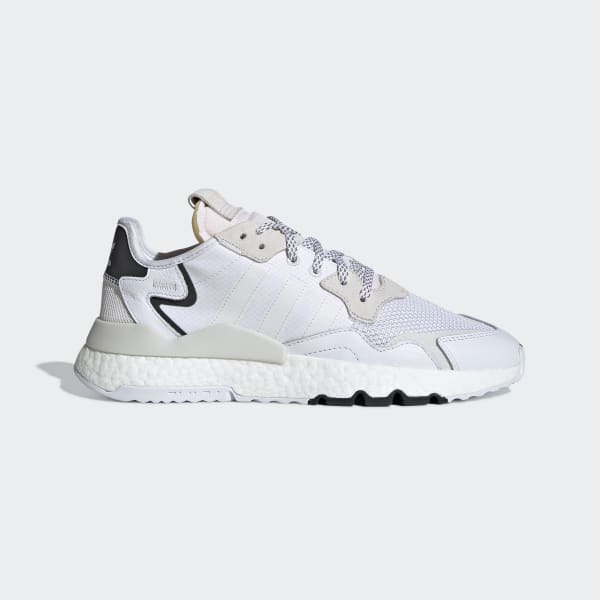 adidas Nite Jogger Shoes - White 