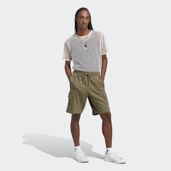 Green Adicolor Classics 3-Stripes Cargo Shorts