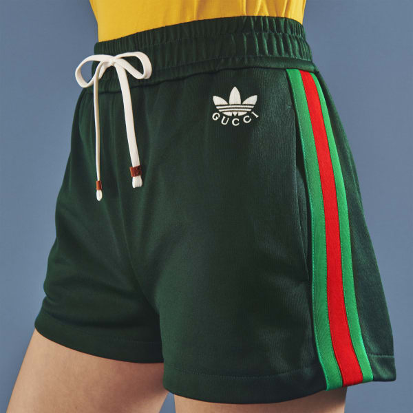 Green adidas x Gucci Jersey Shorts BUI02