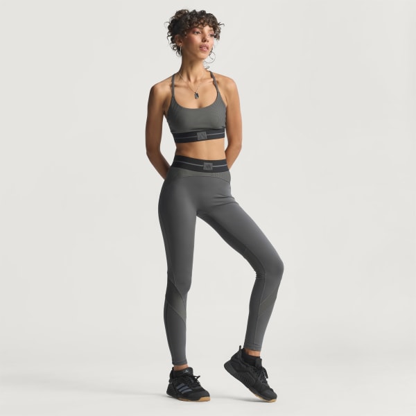 Grey Hyperglam Rib 1/1 Leggings