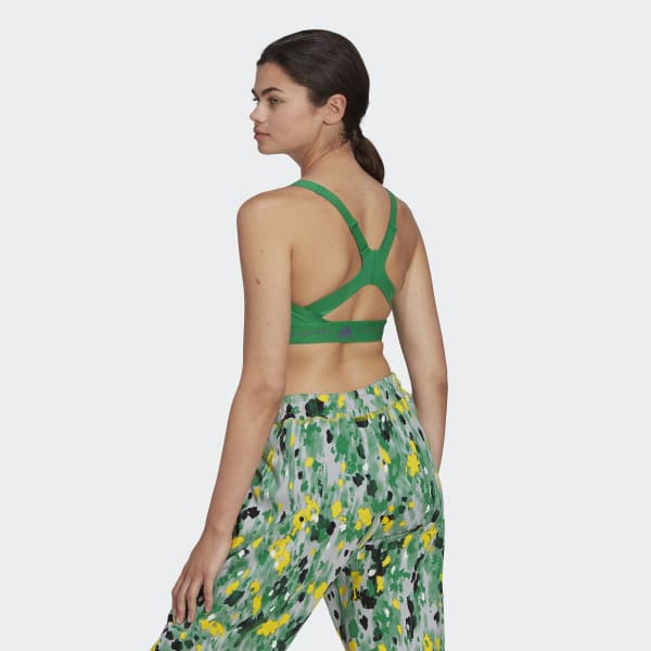 Gron adidas by Stella McCartney TruePurpose Medium Support Bra DL559
