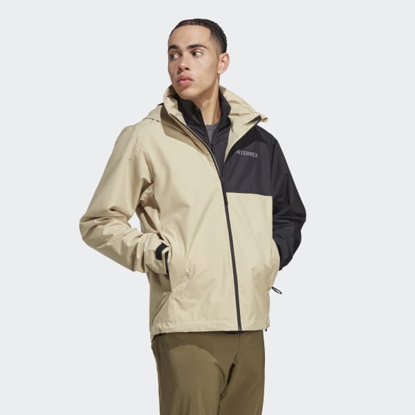 adidas Terrex Multi RAIN.RDY 2-Layer Rain Jacket - Beige | adidas Canada