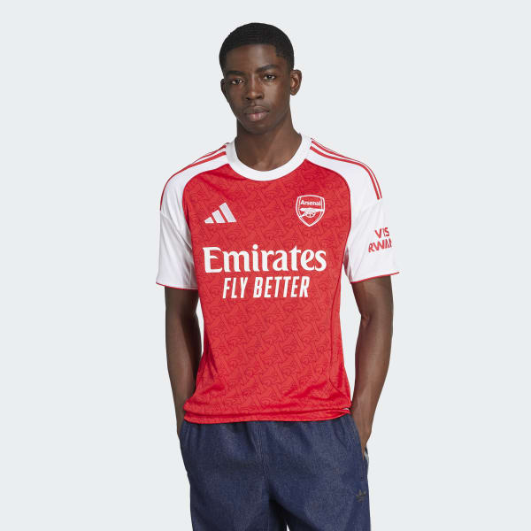 adidas Arsenal 25/26 Home Jersey - Red | Free Shipping with