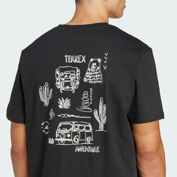 adidas Polygiene Graphic T-Shirt - Black