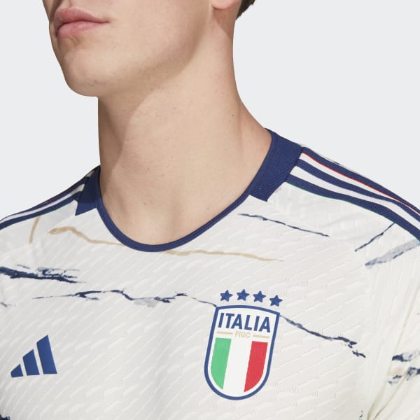 White Italy 23 Away Authentic Jersey