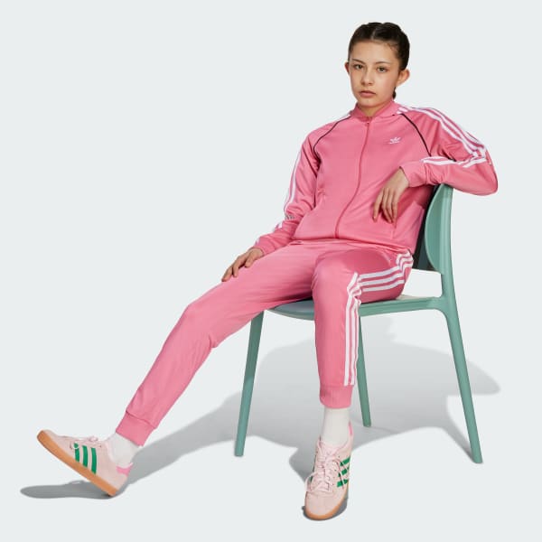 Rose Track top Adicolor SST Enfants