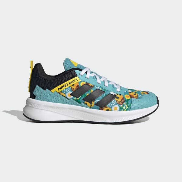 ADIDAS MINECRAFT FORTARUN 4.0 SHOE JUNIOR - Turquoise | Free