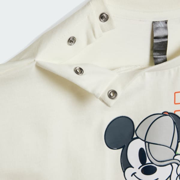 สีขาว เสื้อยืด Disney Mickey Mouse สำหรับเด็ก