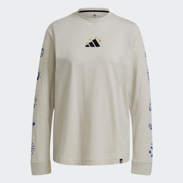 Beige Palm Reader Graphic Tee JKW70