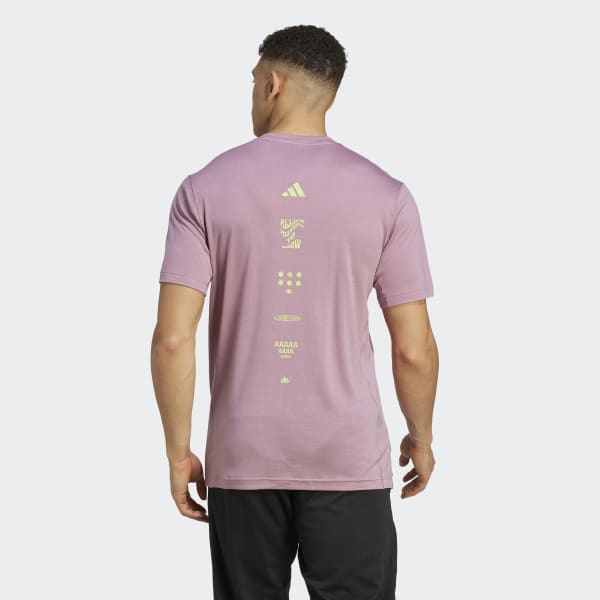 Rosado Polo de Entrenamiento Yoga