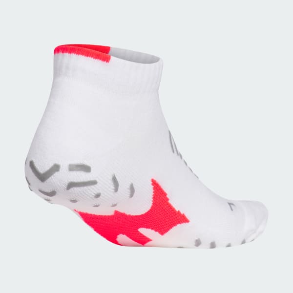 White Adizero Ankle Socks