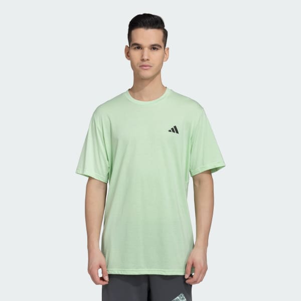Green TRAIN ESSENTIALS COMFORT TRAINING TEE