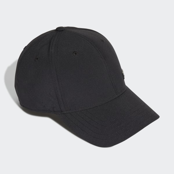 Svart Lightweight Metal Badge Baseball Caps