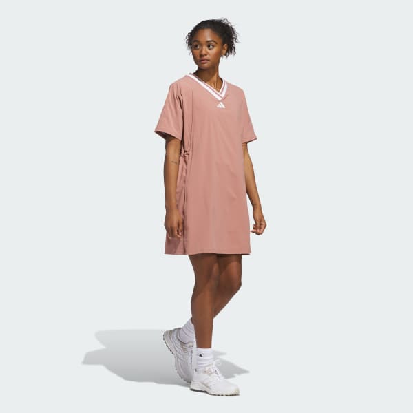 Pink Beyond V-neck Adjustable Dress