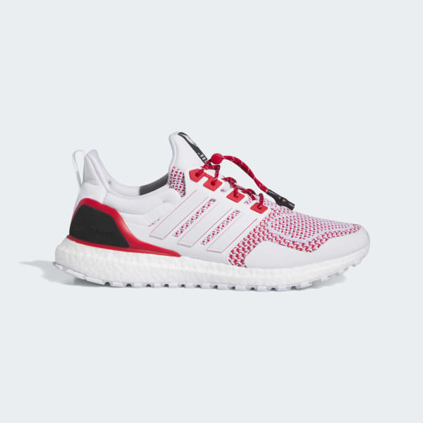 Adidas Ultraboost 1.0 Louisville Running Shoes - White, Red & Black - 1 Each