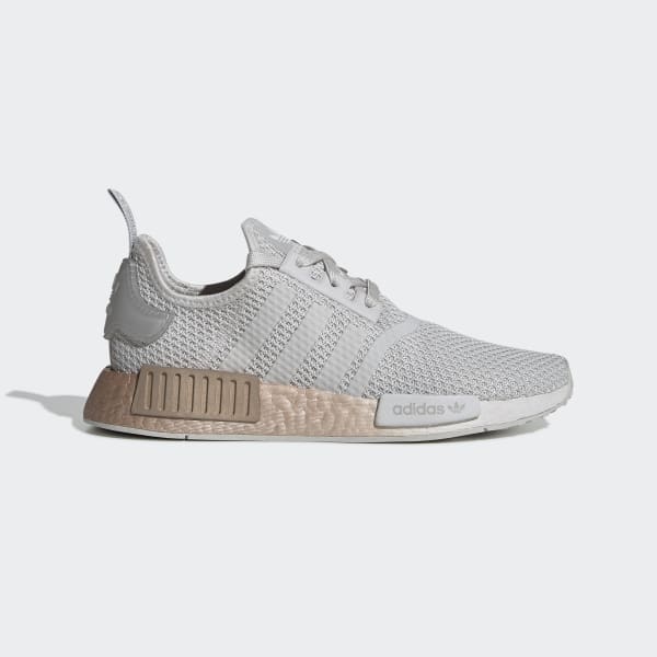 adidas nmd r1 womens grey and gold