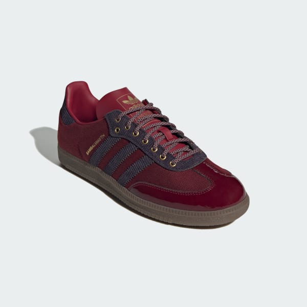 สีแดงเบอร์กันดี รองเท้า Samba Low