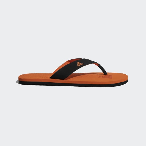 Adidas orange discount flip flops