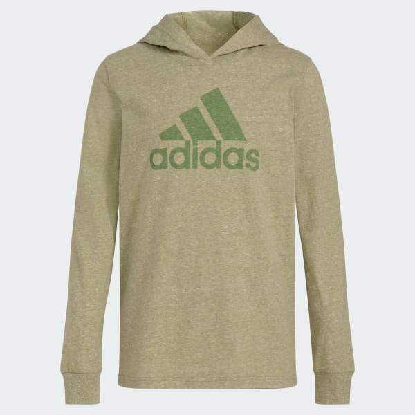 Adidas long sleeve hooded t shirt top
