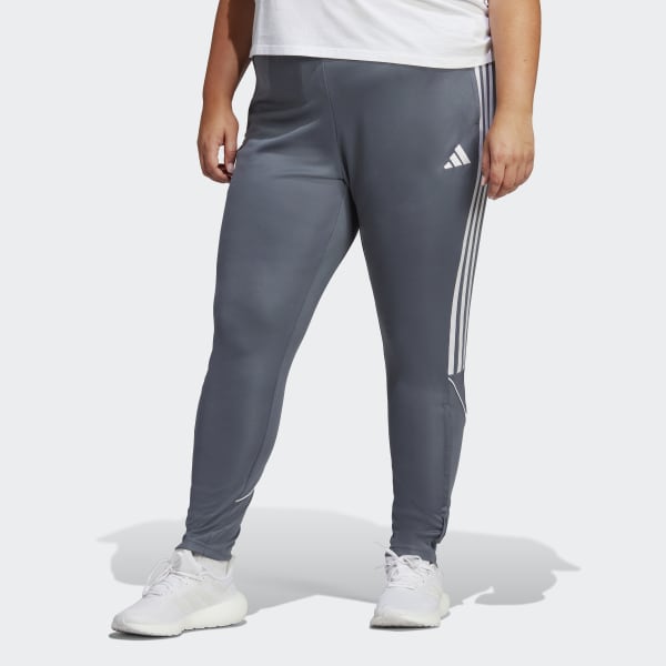 adidas Tiro 23 Pants (Plus Size) - Grey | Women's Soccer | adidas US