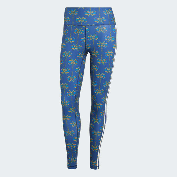 Azul Legging 7/8 adidas x FARM Rio